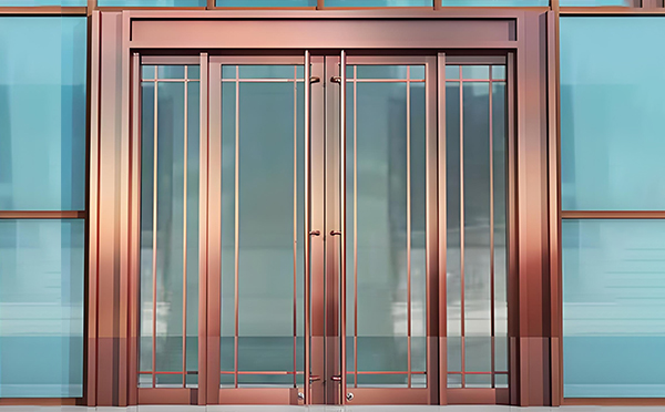 民勤玻璃地弹门